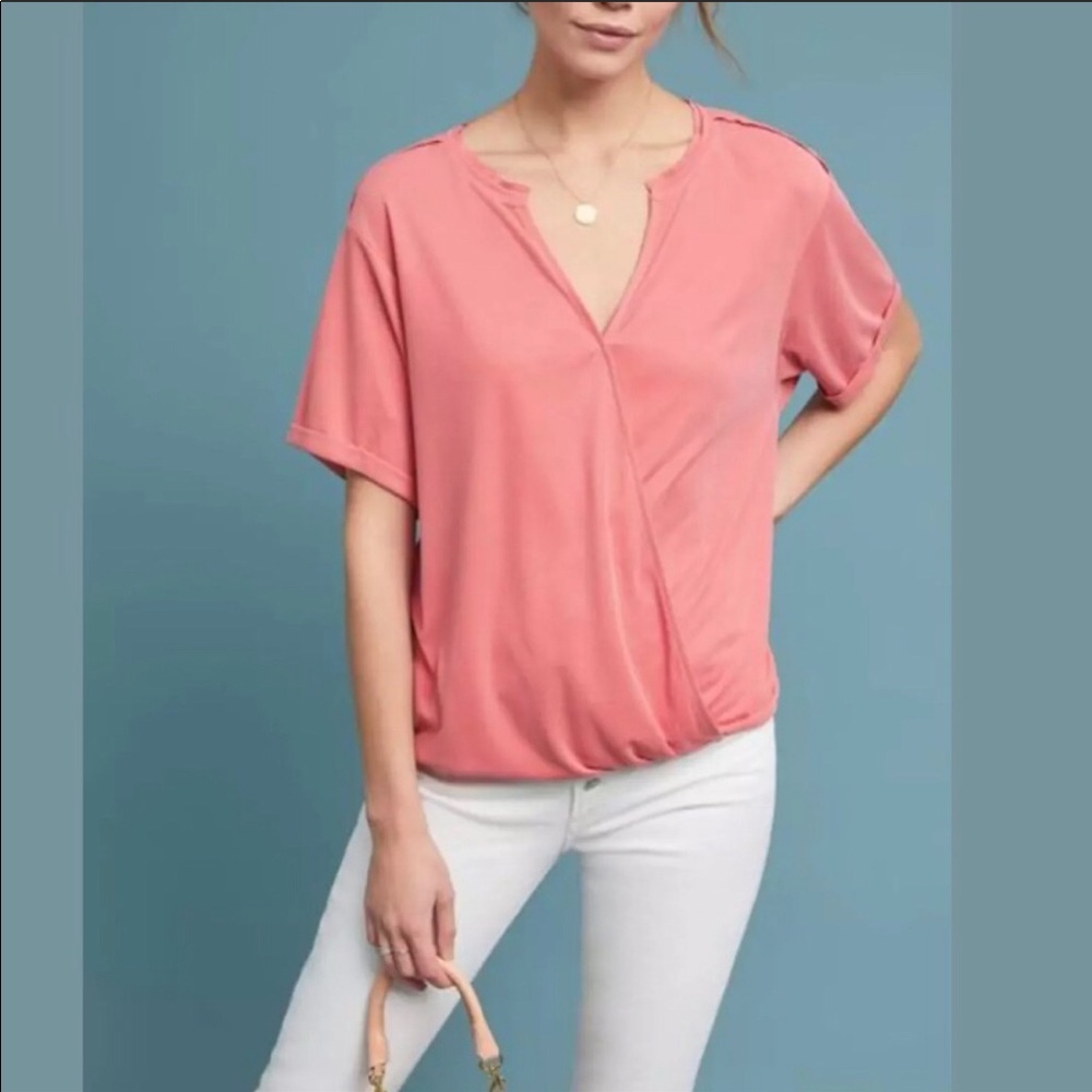 Anthropologie Saturday Sunday Snap tshirt